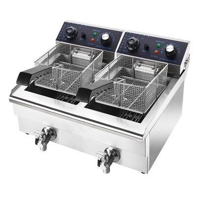 Compact Double-screen Fryer Food Production Line Equipment For Smaller Kitchens Fryer