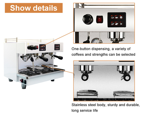 3750W Commercial Hotel Equipment Dual Purpose Mechanical Panel Without Oil Filter Electronic Control Vane Pump Tall Cup