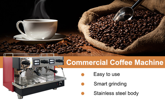 Dual Purpose Mechanical Panel Commercial Hotel Equipment With Tall Cup And Vane Pump 11L Hour Output 240/H Group Head 2