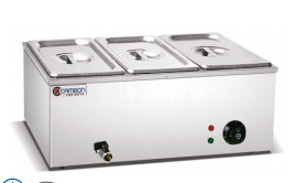 Restaurant / Hotel / Commercial Kitchen Commercial Cooking Equipment With High Voltage Electric Bain Marie