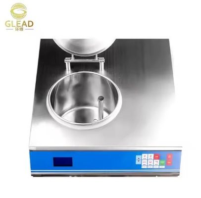 Commercial  Stainless Steel Ice Cream Machine With Wheels