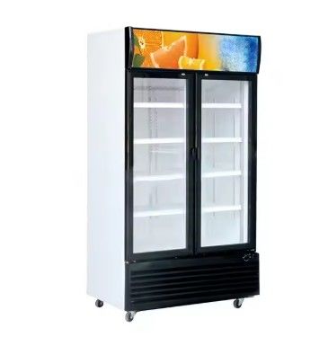 Supermarket Beverage Beer Display Solar Gas Refrigerator Display