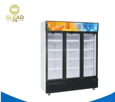 Supermarket Beverage Beer Display Solar Gas Refrigerator Display