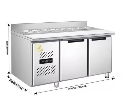 Stainless Steel Industrial Refrigeration Equipment for Hotels and Commercial
