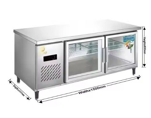 Stainless Steel Industrial Refrigeration Equipment for Hotels and Commercial