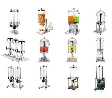 Commercial stainless steel cold juice dispenser beverage machine