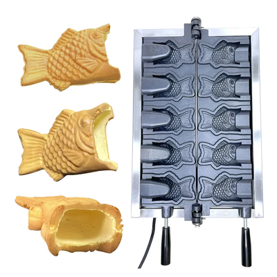 Fish Shaped Taiyaki Waffle Maker for Breakfast