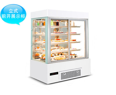 Multi Layer Vertical Front Open Air Cooled Cake Display Cabinet