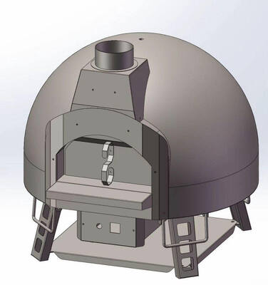 Mosaic Hybrid Pizza Oven | Wood/Gas/Electric Triple Fuel, Outdoor Commercial & Home Pizza & Bread Toaster Oven