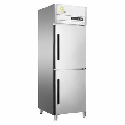 1300L Commercial Refrigerator Freezer Upright 4-Door Freezer with Deep Bench Home Appliance for Commercial and Home Use