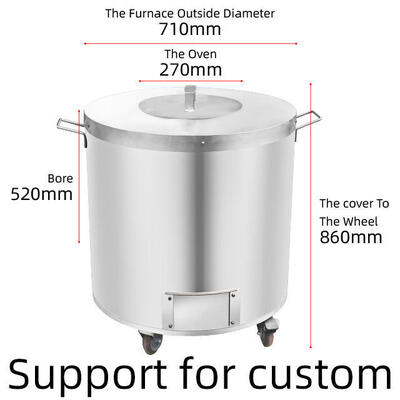 Hot Sale Stainless Steel Tandoor Oven Commercial Clay Tandoori Oven for Restaurant