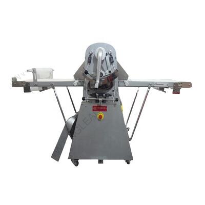 Commercial Stainless Steel Durable Stand Food Dough Sheeter Industrial Stand Type Bakery Equipment Stainless Steel Automatic Dough Sheeter