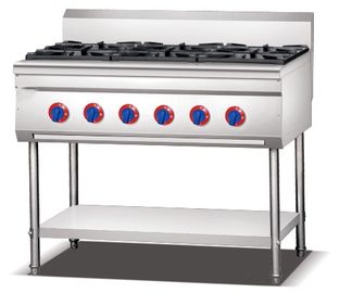 Professional Four Burner Stove Free Standing Gas Stove 4 Burner Stainless Steel