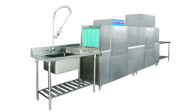 Quick Cleaning Undercounter Commercial Dishwasher Self Propelled Glass Washer
