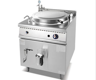 Gas Soup Kettle Kitchen Cooking Equipment , Gas Deep Direct Boiling Pan