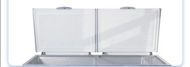 Big Capacity Deep Chest Freezer Double Door Deep Freezer Quick Freezer Chest 850 Liter