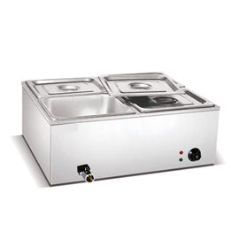 Stainless Steel Commercial Electric Buffet Hot Soup Food Warmer Bain Marie