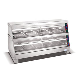 Hot Food Cases Restaurant Cooking Equipment Food Warmer Display Cabinet
