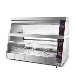 Hot Food Cases Restaurant Cooking Equipment Food Warmer Display Cabinet