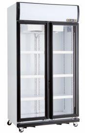 Upright Showcase Industrial Refriger Glass Door Beverage Cooler Drinks Fridge
