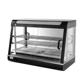 Hotel Buffet Food Warm Glass Display Showcase / Hot Food Display Cabinets