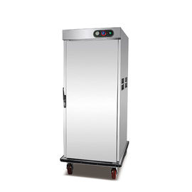 Mobile Large Commercial Food Warmer Cabinet With Wheels Stainless Steel