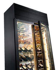 Horizontal Wine Bottle Cooler Compressor Cooler Fan Cooling System Wine Refrigerator