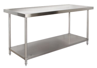 Adjustable Commercial Hotel Equipment Kitchen Stainless Steel Woking Table