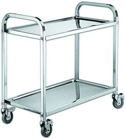 Restaurant Mobile Bakery Rack Trolley With SS Hot Pot Cart Or Dining Cart