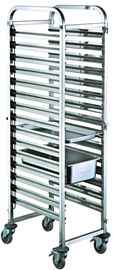 Mobile Commercial Hotel Equipment Bakery Tray Rack Trolley Stainless Steel Food Trolley
